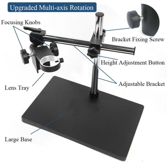 Digital Monocular Microscope Camera Industry Video Inspection 3800W HDMI HD 130X