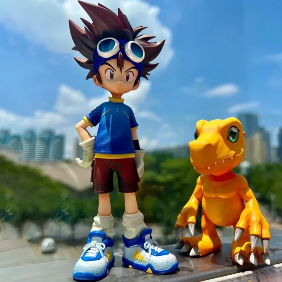 Digital Monster Anime Figure Yagami Taichi Agumon Digimon Adventure Action Figures Collection Model Toys Gifts