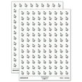 thumbnail image 1 of Digital Mouse Arrow Pointer Icon 200+ Round Stickers - White - Gloss Finish - 0.50" Size, 1 of 3