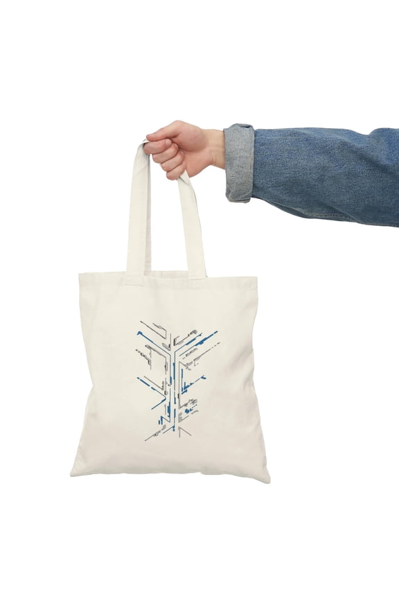 Digital Move Abstract Tech Motion Aesthetic Print Unisex Tote Bag D390454