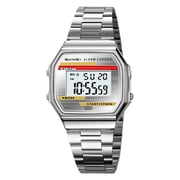 Digital Multi-Function Watches Alarm Stopwatch Calendar Countdown Waterproof Watch,EL Backlight, Unisex Outdoor Multifunction Watch