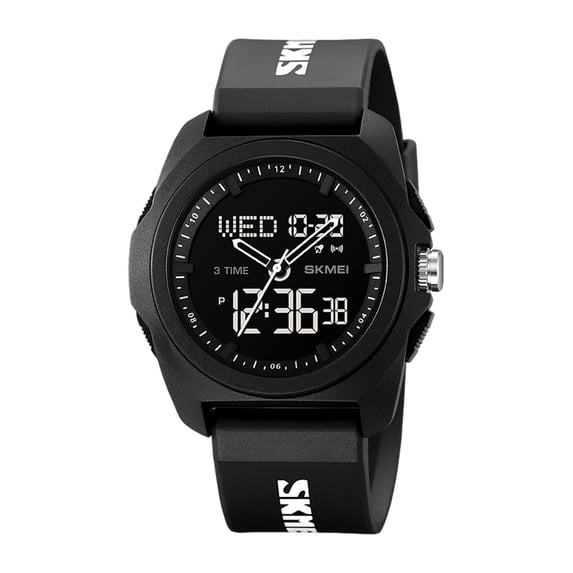 Digital Multifunctional Mens Outdoor Sports Watch Waterproof Watch with Alarm Stopwatch Countdown Timer Backlight Military Style Wristwatch for Hiking Camping Running Climbing Fishing