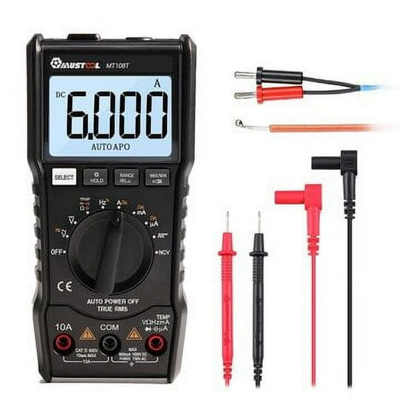Digital Multimeter 6000 Counts MUSTOOL MT108T Square Wave Output True RMS NCV Temperature Tester