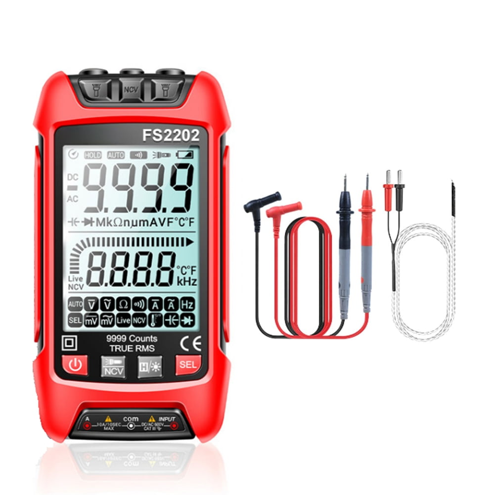 Digital Multimeter, 9999 Counts TRMS AutoRanging Voltmeter