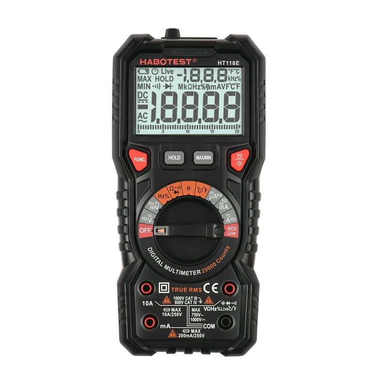 Multimeter Tester, Digital LCD Multimeter 2000 Counts, AstroAI Electrical  Tester Meter, Voltmeter for Gift