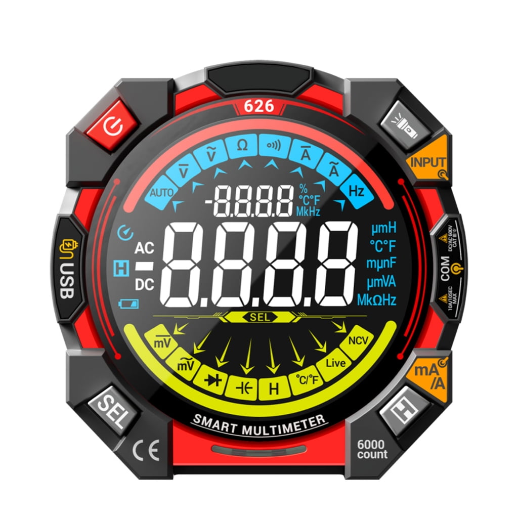 Digital Multimeter, Auto Ranging, Voltages, Current,Resistance Continuity NCV Live with Data Hold Auto Shut Offs