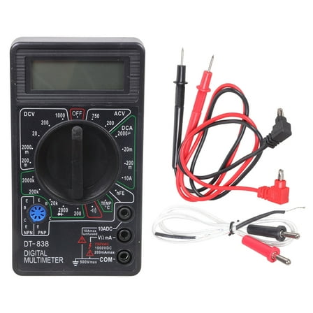 Digital Multimeter Auto Ranging with LCD Display Electrical Meter for Electric Current Resistance Diode Triode Testing