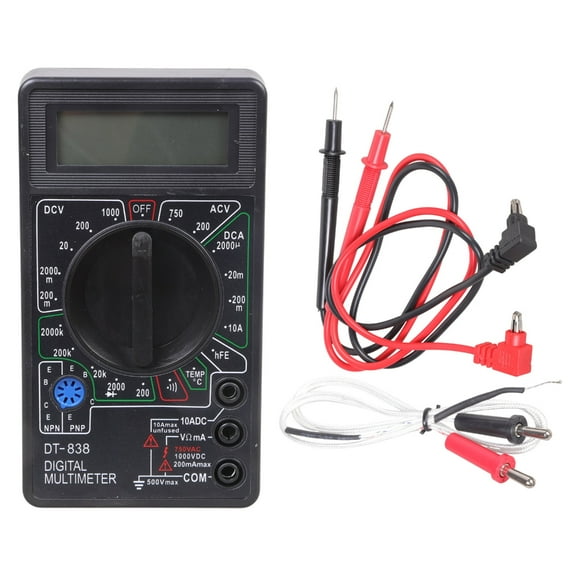 Digital Multimeter Auto Ranging with LCD Display Electrical Meter for Electric Current Resistance Diode Triode Testing