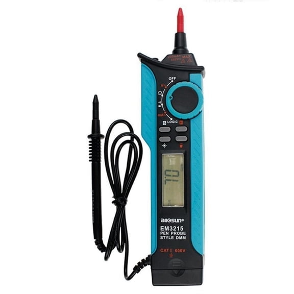 Digital Multimeter CAT II 250V DMM Pen Type Maximum Auto Range TTL Logic Level Meter Sensitive Electric Test EM3215