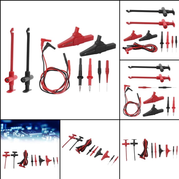 Digital Multimeter Clamp Tester with Probes  Clips, Reliable 19A Measurement for Auto/Home Use