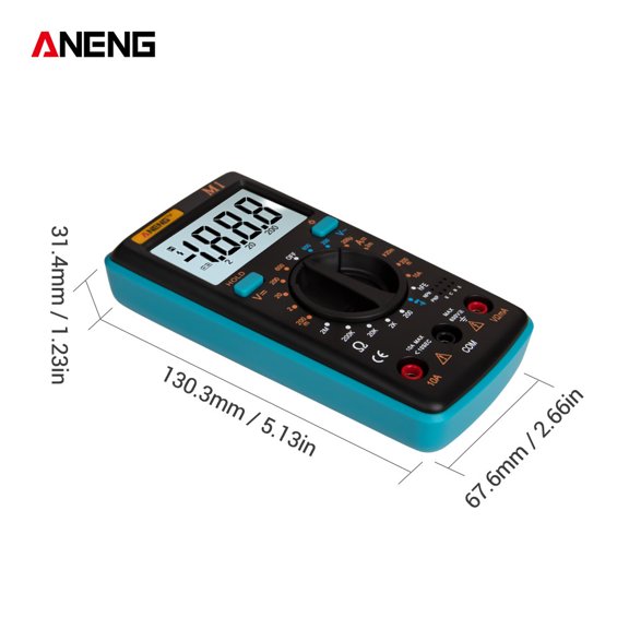 Digital Multimeter,Continuity Tester Overload M1 Handheld Lcd Resistance Continuity Tester Siuke Qisuo Huiop Eryue Precision T Resistance