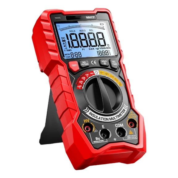 Digital Multimeter Digital, Auto Ranging Voltmeter Ohmmeter Resistance Continuity NCV Live