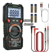 Digital Multimeter, Electrical Tester, Current Meter, Bilivry 6000 Counts LCD Multi Tester