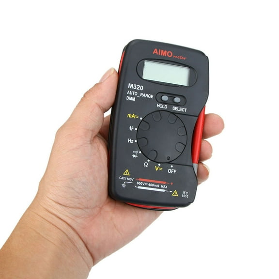 Digital Multimeter,Eryue Lcd Data Auto Handheld Lcd Data Size Handheld Lcd Pocket Size Handheld M320 Havou black