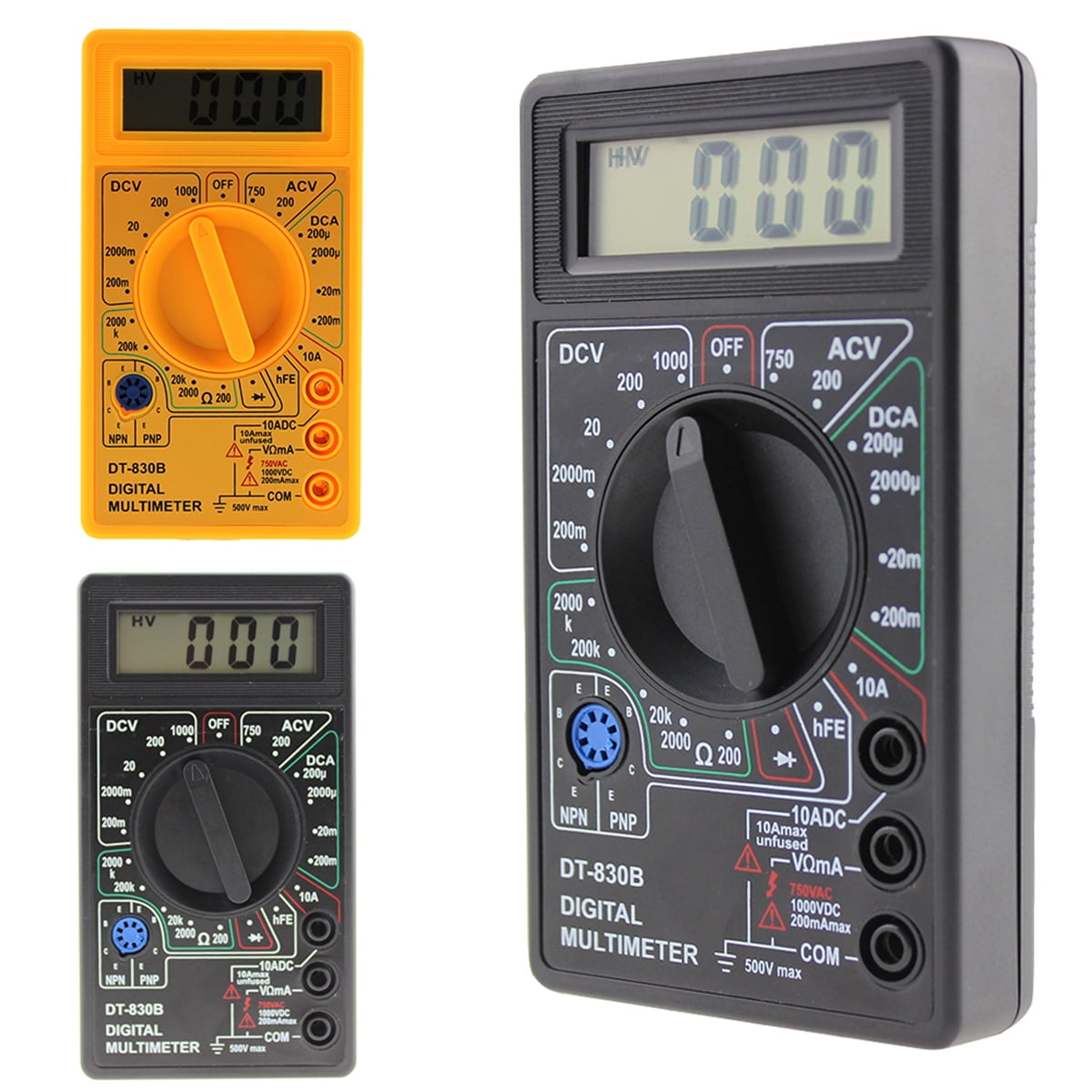 Digital Multimeter LCD Digital Multimeter DT830B Electric Voltmeter