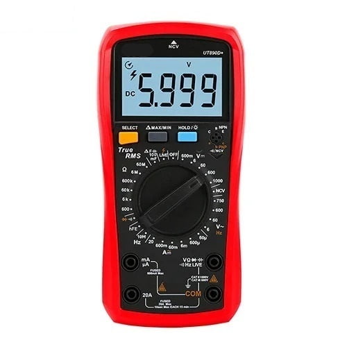 Digital Multimeter Manual Frequency Temperature Voltage Ammeter AC DC DMM Capacitor Tester NCV