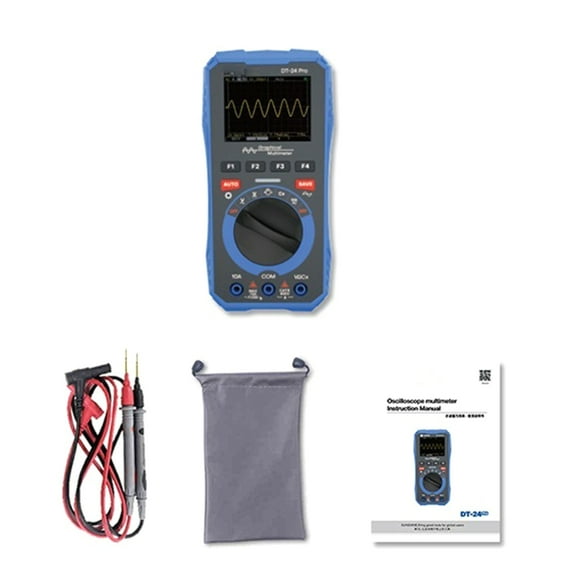 Digital Multimeter & Oscilloscope Tool Observation Area 49x36.7mm Portable for Laboratory Experiments Electrical Testing