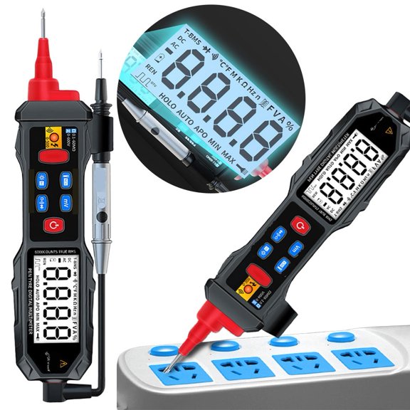 Digital Multimeter Pen Type Voltage Resistance Meter Non-Contact Auto Range LCD Display ,High&Low Sensitivity