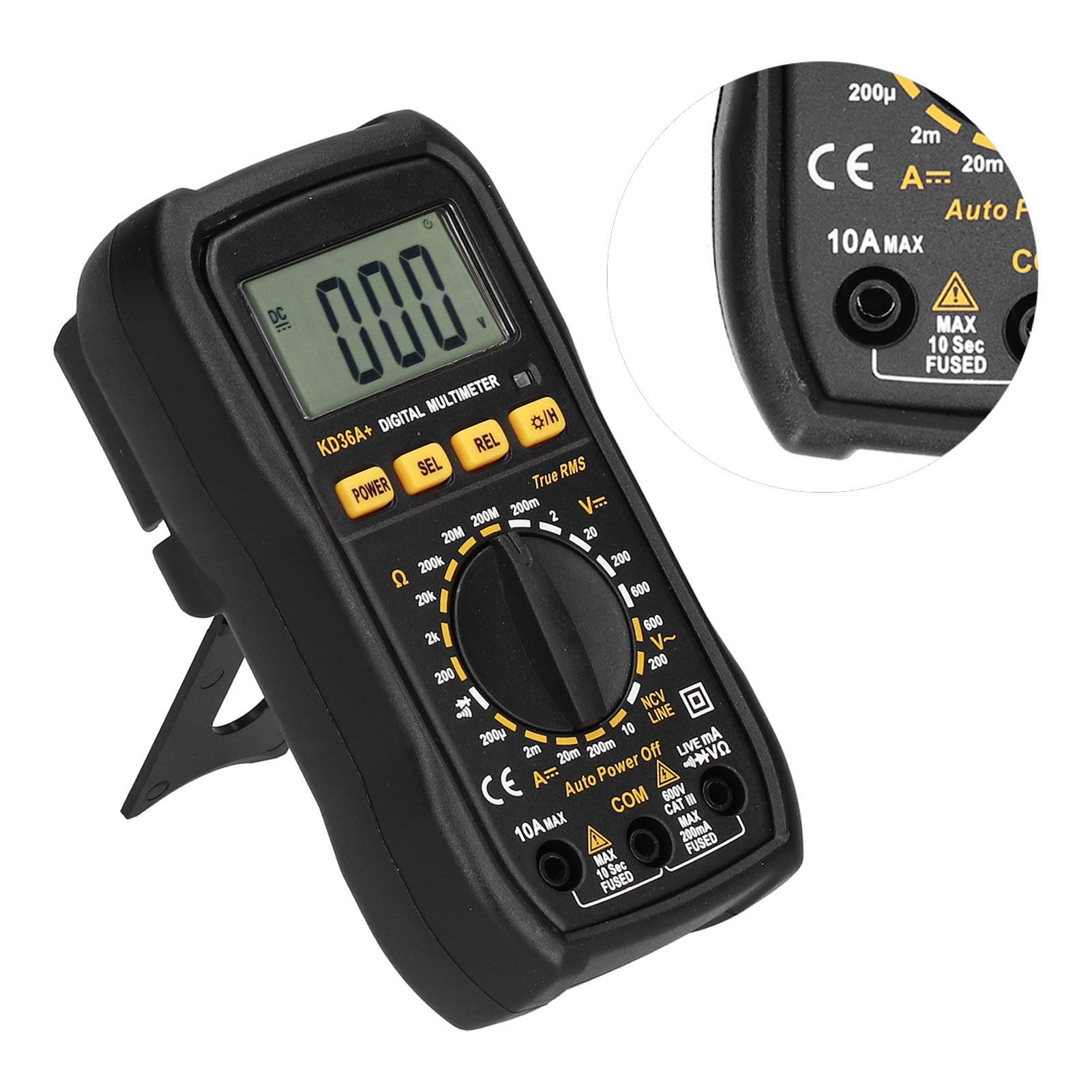 Digital Multimeter, Smart Measurement Measures AC DC Voltage Current