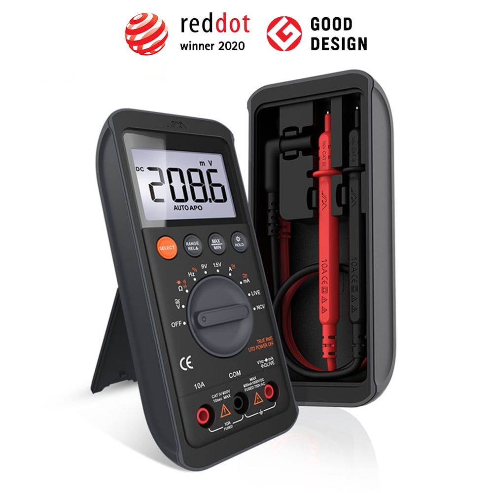 Digital Multimeter Tester,6000 Counts,with DC/AC Voltmeter; Measures ...