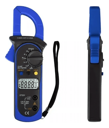 Digital Multimeter Tester AC DC Volt Ohm Amp Clamp Meter Auto Range LCD Handheld