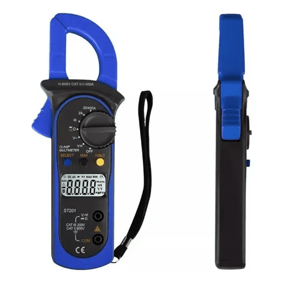 Digital Multimeter Tester AC DC Volt Ohm Amp Clamp Meter Auto Range LCD Handheld