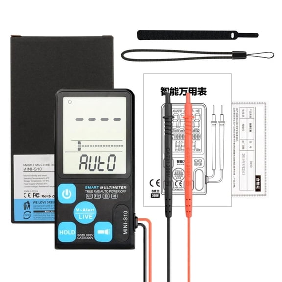 Digital Multimeter Tester for Smart Auto Range Voltmeter for Electrical Testing