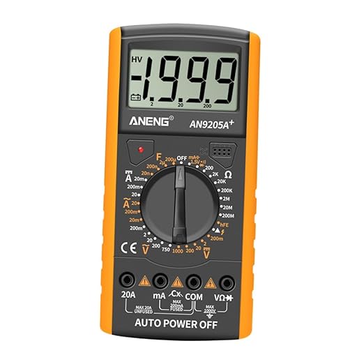Digital Multimeter Voltage Meter Frequency Meter Frequency Tester Amp ...