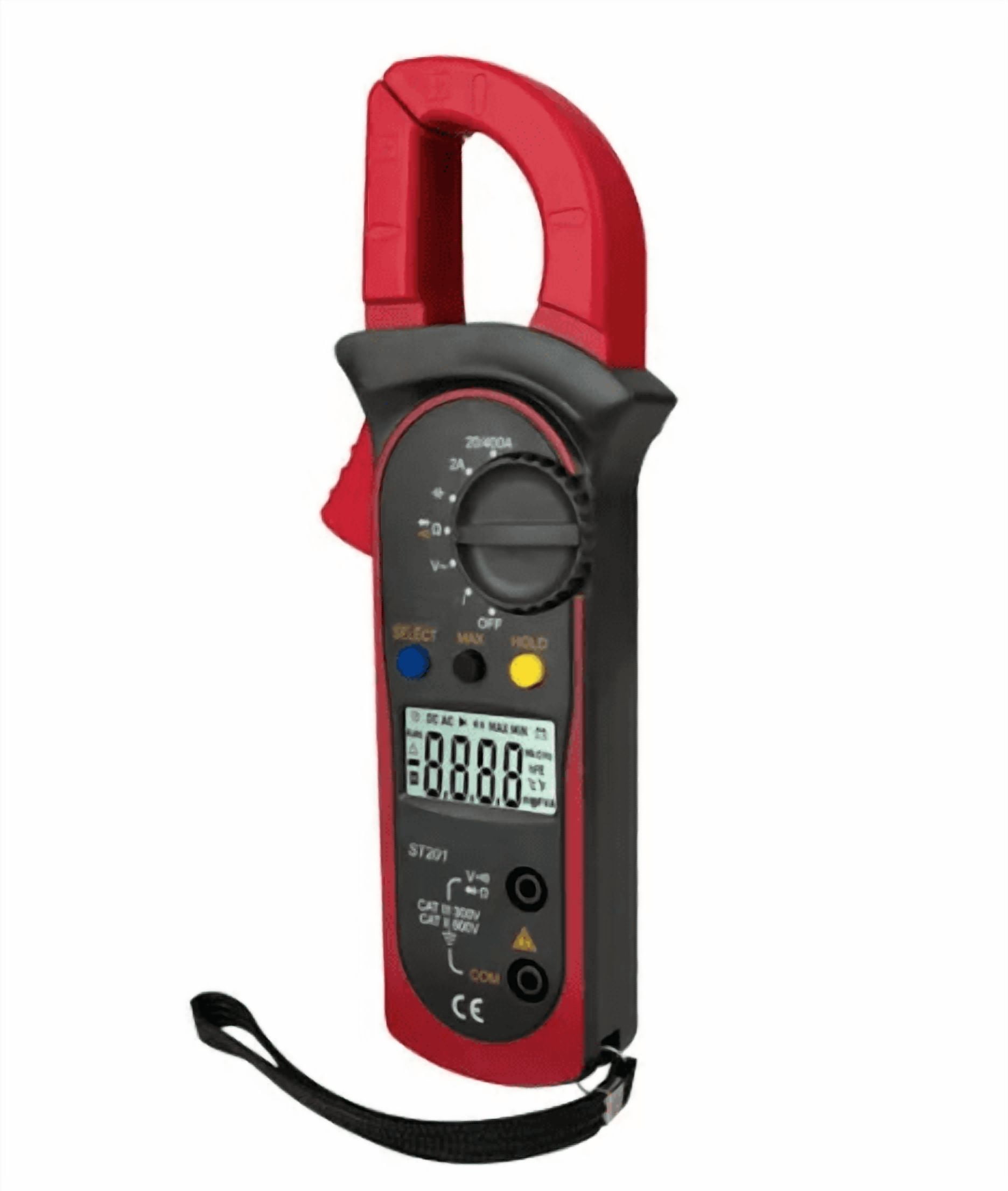 Digital Multimeter with AC DC Volt Ohm Amp Clamp Auto Range LCD Handheld Tester for Voltage Current Resistance Testing