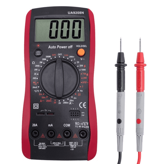 Digital Multimeter with Data Hold and Auto Power Off Features for Efficient Electrical System Diagnostics