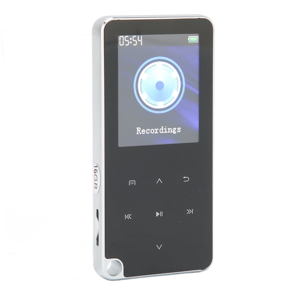 Digital Music Player 1.8 Inch Bluetooth 4.0 MP3 MP4 Lossless Music Player, 16GB, Black