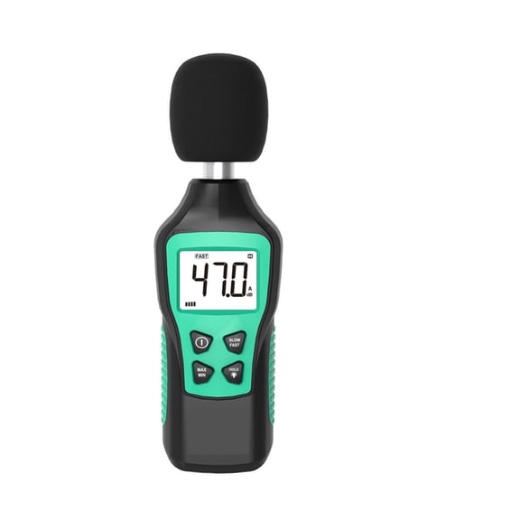 Digital Noise Meter Mini Sound Level Handheld DB A-Weighted 30~130dB Measuring Instrument for home ,Feature Packed
