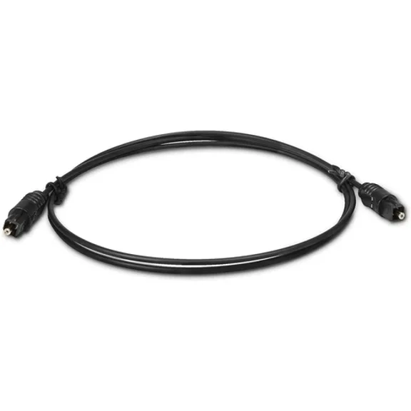 Digital Optical Audio Cable - 3 Ft - Toslink - Optic Fiber Cord - Ultra Thin