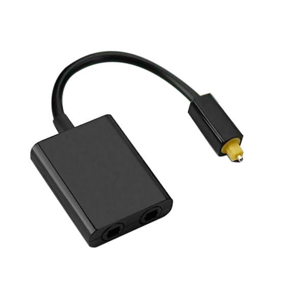 Digital Optical Audio Cable Splitter 1 in 2 Out Toslink Splitter Audio Splitter Cable for CD Player, DVD Player