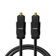 thumbnail image 1 of Digital Optical Audio Toslink Cable Digital Audio Cord Toslink Adapter Wire Line SPDIF Audio Cable with Metal Connectors, 1 of 11