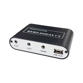 Digital Optical Coax S/PDIF Audio To 5.1 Analog Surround Sound Decoder