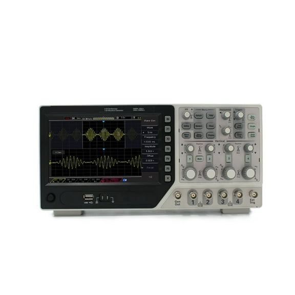 Digital Oscilloscope 4 Channels 250Mhz LCD PC Portable USB Oscilloscopes +EXT+DVM+Auto range function ,Professional Designed