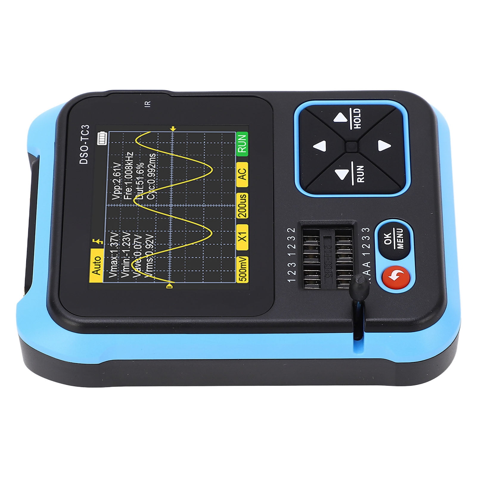 Digital Oscilloscope Portable Handheld Transistor Checker Tester