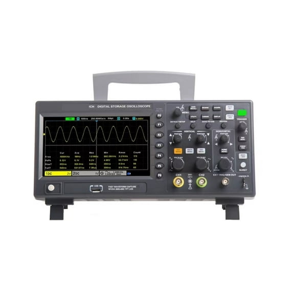 Digital Oscilloscope USB Oscilloscope, Multimeter Tester, 2-Channel 100Mhz/150Mhz Storage ,Professional Designed
