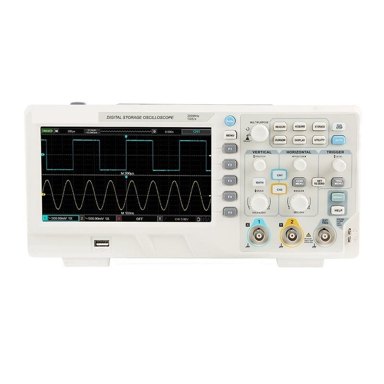 Digital Oscilloscope USB UTD2202CEX+ Dual Channel 200Mhz 1G Sampling Rate High Voltage Probe Portable Osciloscopio ,Professional Designed