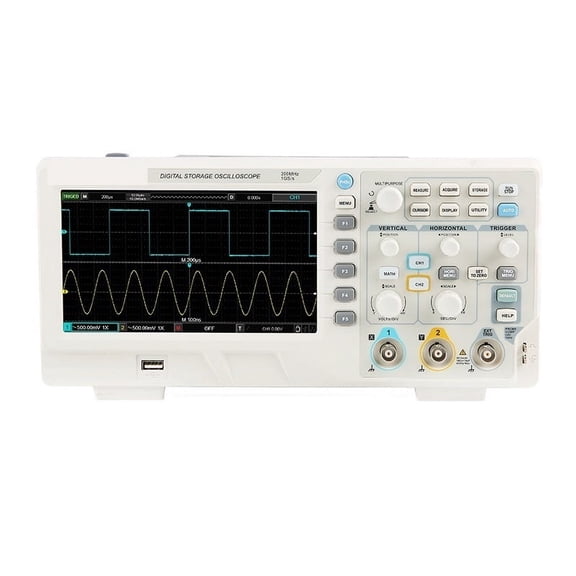 Digital Oscilloscope USB UTD2202CEX+ Dual Channel 200Mhz 1G Sampling Rate High Voltage Probe Portable Osciloscopio ,Professional Designed