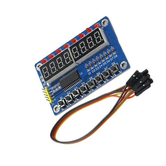 Digital Output TM1638 Digital LED Tube Display Module Featuring Control Inputs And Low Power Design For Applications