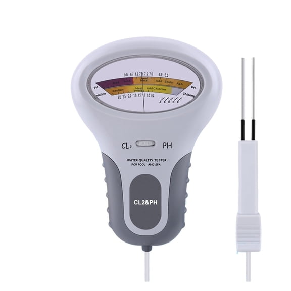 Digital PH CL2 Water Quality Tester Monitor For Pool Spa Swimming Pool Chlorine And PH Level Meter For Aquarium Hot Spring