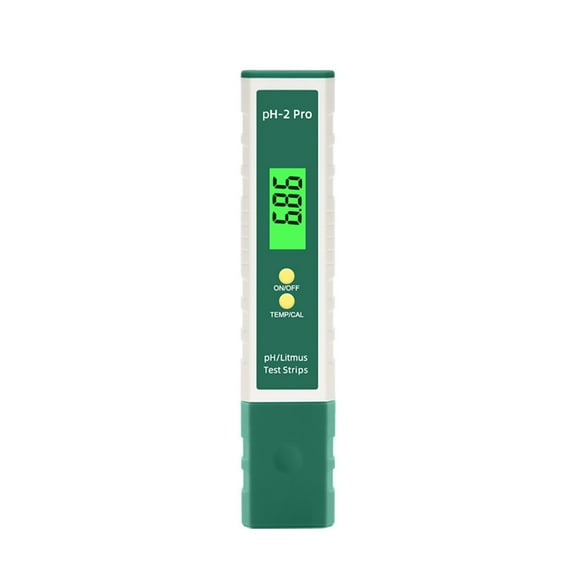 Digital PH EC TDS Meter Pen Water Purity Tester LCD Display Litmus Test -2.00-16.00 For Aquarium Pool Monitor Measurement Tool ,Accurate - GREEN_PH-2PRO