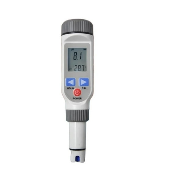 Digital PH Meter Accuracy 0.1 Ph 0-14 Waterproof Food Wine Beer PH tester Hydroponic Soil ATC PH Tester / Measurement Device ,4-in-1 Multi-Function