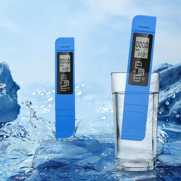 Digital PH and TDS Water Quality Tester Meter, 0.01 High Accuracy Water Testing Tool with ATC Auto Calibration & LCD Hold Function, for Drinking Water, Aquariums, Pools and Hydroponic Systems