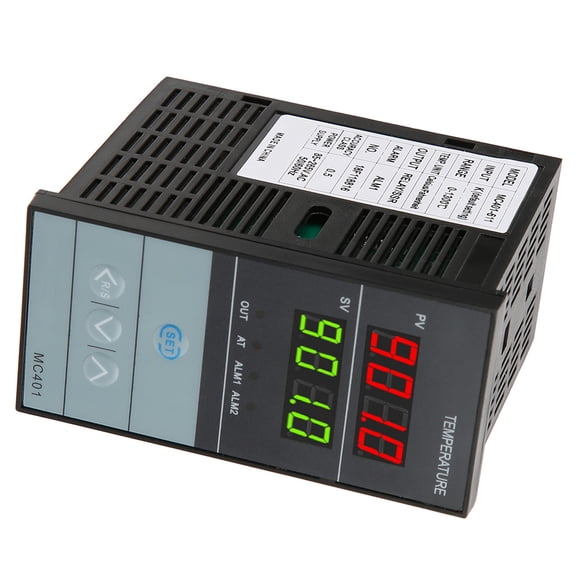 Digital PID Temperature Controller Thermostat Relay SSR Output - Industrial Precision Heat/Cool Control, -199 to 1300C (-326 to 2372F)