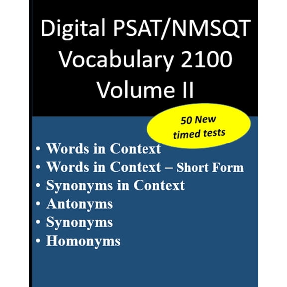 Digital PSAT / NMSQT Vocabulary 2100 Volume II, (Paperback)