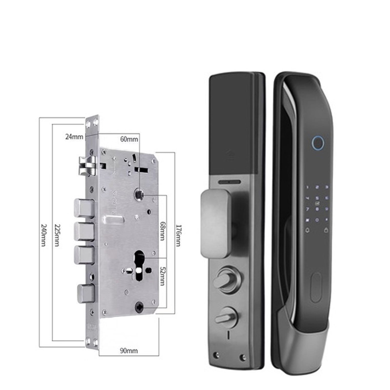 Digital Password Electronic Locks APP Remote Control Unlock Automatic ... - Secure Electronic Door Locks With Encryption