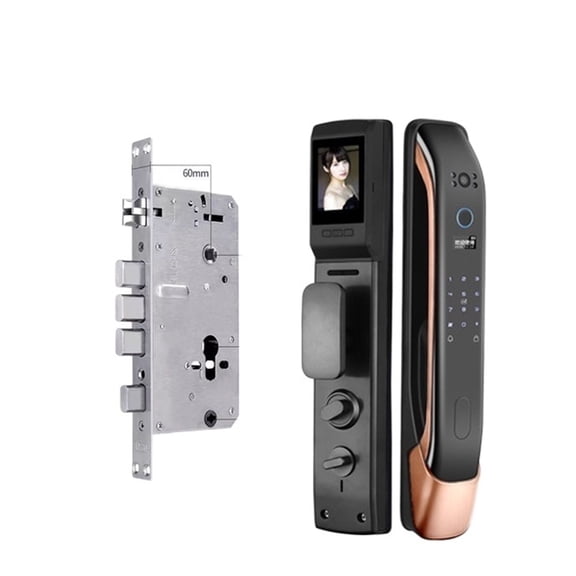 Digital Password Electronic Locks APP Remote Control Unlock Automatic Finrprint Smart Door Lock With Camera ,Integrated Smart Home